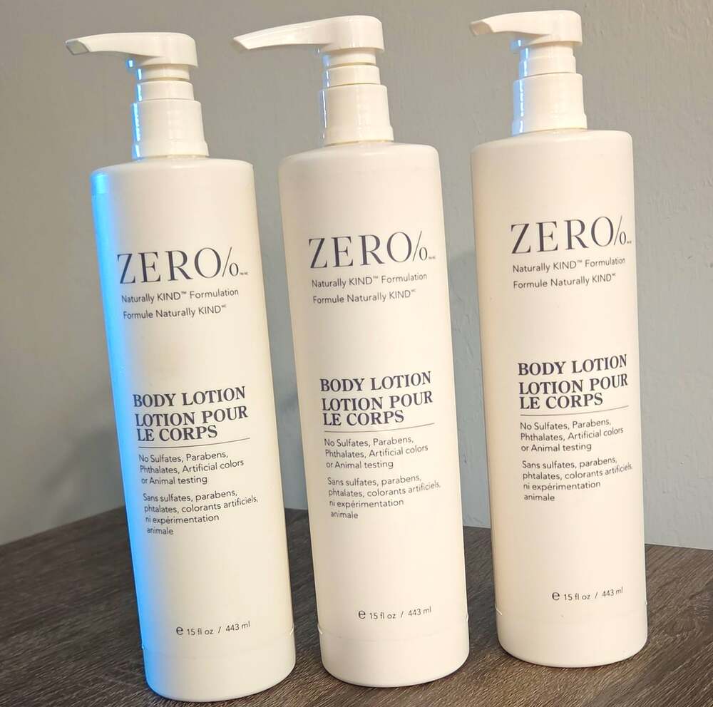 Gilchrist & Soames NEW ZERO% Naturally KIND Body Lotion 3pk $87 value